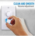 In Wall Speaker Volume Control Home Audio Smart 2-CHANNEL A/b Dual. Fixed Price $24.48.