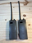 Pair Gray Ge 3 5980A 40 Channel Citizen Band Walkie Talkies Transceiver Radios. Fixed Price $39.99.