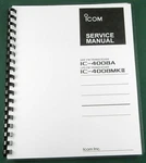Icom IC-4008A 4008MKII Service Manual: W/11"X17" Schematics, Protective Covers. Fixed Price $24.00.