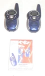 Set Of Xact XFR102 22-CHANNEL Battery Operated 2-WAY Radios With Belt Clips. Fixed Price $10.39.