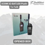 Icom IC-SAT100 Push-to-talk (ptt) Two Way Radio Opened Box. Fixed Price $1139.99.
