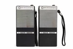 Vintage Burdine Solid State Walkie Talkie Set 4-TRANSISTOR Transceiver Model 3. Fixed Price $27.99.