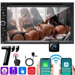 7" Double Din Car Stereo Fm Radio Cd Dvd Player Bluetooth With Backup Camera. Fixed Price $124.59.