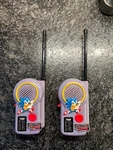 Sonic The Hedgehog Walkie Talkies 1993/1 Set (two Units) Working Condition !. Fixed Price $100.00.