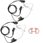 2-PACK Walkie Talkie Earbud Headset Ptt Mic For Hytera Radio+ 1 Pair Earmold. Fixed Price $28.58.