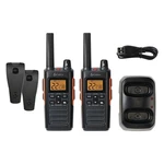 Cobra Walkie Talkies Two Way Radios 2-PACK IP54 RX680 Black And Orange. Fixed Price $54.99.