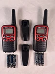 Midland X Talker T31C Walkie Talkies Red/black Two-way Radios. Fixed Price $27.99.