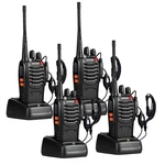 Pxton Walkie Talkies Long Range For Adults With EARPIECES,16 Channel Walky Ta.... Fixed Price $50.49.