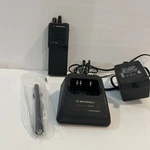 Motorola Vhf HT100 Radio. H01KDC9AA3AN. No Battery. Radio, Antenna And Charger.. Fixed Price $35.00.