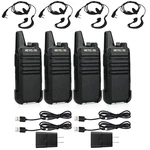 Walkie Talkie Long Range 4 Pack Retevis RT22 Frs Rechargeable For School/church. Fixed Price $59.99.