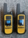 Dewalt DXFRS300 Two Way Uhf/fm Radio Walkie Talkie - Set Of 2. Fixed Price $60.00.