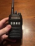 Vertex Standard VX-454-D0-5 Portable Handheld Two-way Radio Black. Fixed Price $75.00.