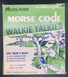 Vintage Midland Morse Code Walkie Talkies Box Model 13-046 Transceiver. Fixed Price $49.95.