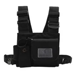 Klykon Radio Chest Harness Front Single Pack Pouch 9*7*16 In, Black. Fixed Price $28.88.