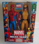 New 2005 Mga Entertainment Marvel Heroes Walkie-talkies Spider-man & Wolverine. Fixed Price $59.99.