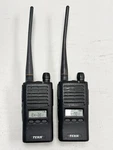 *lot Of 2* Tekk XU-1000 Two Way Radios Uhf Fm Transceivers W/batteries. Fixed Price $49.99.