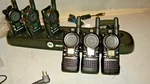 Motorola CLS1110 Two Way Radio With Headsets 60 Day Warranty. Fixed Price $700.00.