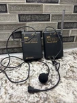 Azden Wr-pro, Wm-pro Wireless Receiver And Transmitter Tested. Fixed Price $24.00.