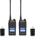 Retevis RB58 Waterproof Two-way Radios, Long Range Walkie Talkies For Black. Fixed Price $102.57.