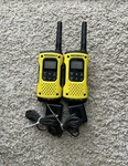 Pair Of Motorola Talkabout T631 Two-way Radios Walkie Talkies Yellow + Chargers. Fixed Price $21.82.