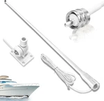 Vhf Marine Radio Antenna 156-163MHZ Fiberglass Waterproof 43.5IN With 22.9FT. Fixed Price $69.46.