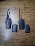 Set Of Retcvis RT21 Two-way Radios With Charging Base And Batteries. Fixed Price $111.00.