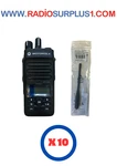10 Motorola XPR3500E Uhf Radio AAH02RDH9VA1AN & Stub Antenna PMAE4079. Fixed Price $3790.00.