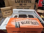 Vintage Lafayette He 88 Citizens Band Walkie-talkie Original Box New Nos. Fixed Price $50.00.