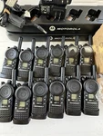 12 Motorola CLS1410 2-WAY Radios With Multi-charger Use Excellent Condition. Fixed Price $1600.00.