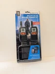 Blackfin Solar Power Walkie Talkie Kit 2 Pack Rechargeable 16 Mile Range. Fixed Price $49.95.