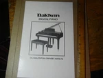 Baldwin Digital Piano Original DG100A/DVP50A Owners Manual Free Shipping Nice. Fixed Price $10.00.
