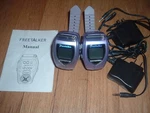 Freetalker Voilet Lavander Digital Wrist Watch Two Way Radio Walkie Talkie Set. Fixed Price $49.99.