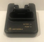 Motorola Minitor Iii Iv Fire Ems Pager Std. Charger Base Only, Tested & Clean. Fixed Price $15.00.