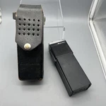 Midland Walkie Talkie Radio Model No. 70-B11 W/ Case Uses 12 V For Parts Only. Fixed Price $18.00.