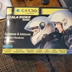 Cardo Scalarider Teamset Pro To Passenger Wireless Intercom System Headset. Fixed Price $125.00.