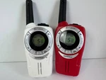 Cobra ACXT360 Water Resistant Walkie Talkies White And Red 25 Mile 2-WAY Radios. Fixed Price $8.95.