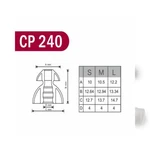 Spinfit CP240-L Patented Silicone Eartips For Replacement Double Flange.... Fixed Price $21.82.