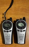 Cobra Micro Two Way Radios Walkie Talkies With Charging Cradle And Adapter. Fixed Price $9.00.