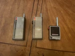 Lot Of 1970 Walkie Talkies Vanity Fair VF-30 Transceiver, Archer Micro Space. Fixed Price $20.00.