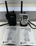 Pair Of Columbia FRS-S14 Channel One Two Way Radios With Manuals. Fixed Price $15.95.