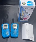 Retevis RT388 Kids Walkie Talkies Uhf Lcd+flashlight, Royal Blue - One Pair. Fixed Price $9.95.