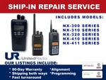 Repair Service For Kenwood Radios All NX-300 / NX-320 NX-410 NX-411 Models. Fixed Price $240.00.