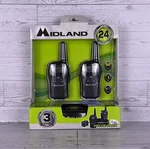 Midland Two-way Radios Black Value Pack Up To 24 Mile Range Model LXT500VP3 New. Fixed Price $37.49.