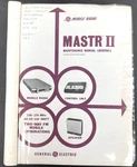Ge Mastr Ii Two-way Fm Radio Mobile Combinations Manual LBI30740C. Fixed Price $39.99.