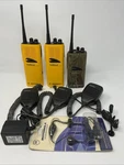 Motorola Radios Talkabout Distance Uhf Handheld Dps Earbuds Speakers Charger. Fixed Price $79.99.