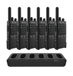 Cobra PX655 Pro Business 2W Frs Two-way Radios (6-PACK) & Charging Dock. Fixed Price $250.00.