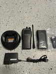 Motorola CP200 AA50RDC9AA1AN 2-WAY Uhf Radio 4 Ch W/ Accessories & New Batt. Fixed Price $134.99.
