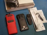 Motorola HT750 Uhf 450-512MHZ Channel AAH25SDC9AA2AN New "vfd" Red Tested. Fixed Price $350.00.