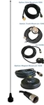 Wideband Black Mobile Radio Antenna Vhf Uhf Tunable Flexible W/ Mount PL259 Ham. Fixed Price $38.00.