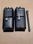 Tekk PRO-50 Vhf 5W 4CH Two-way Radio Set Of 2 Untested. Fixed Price $28.00.